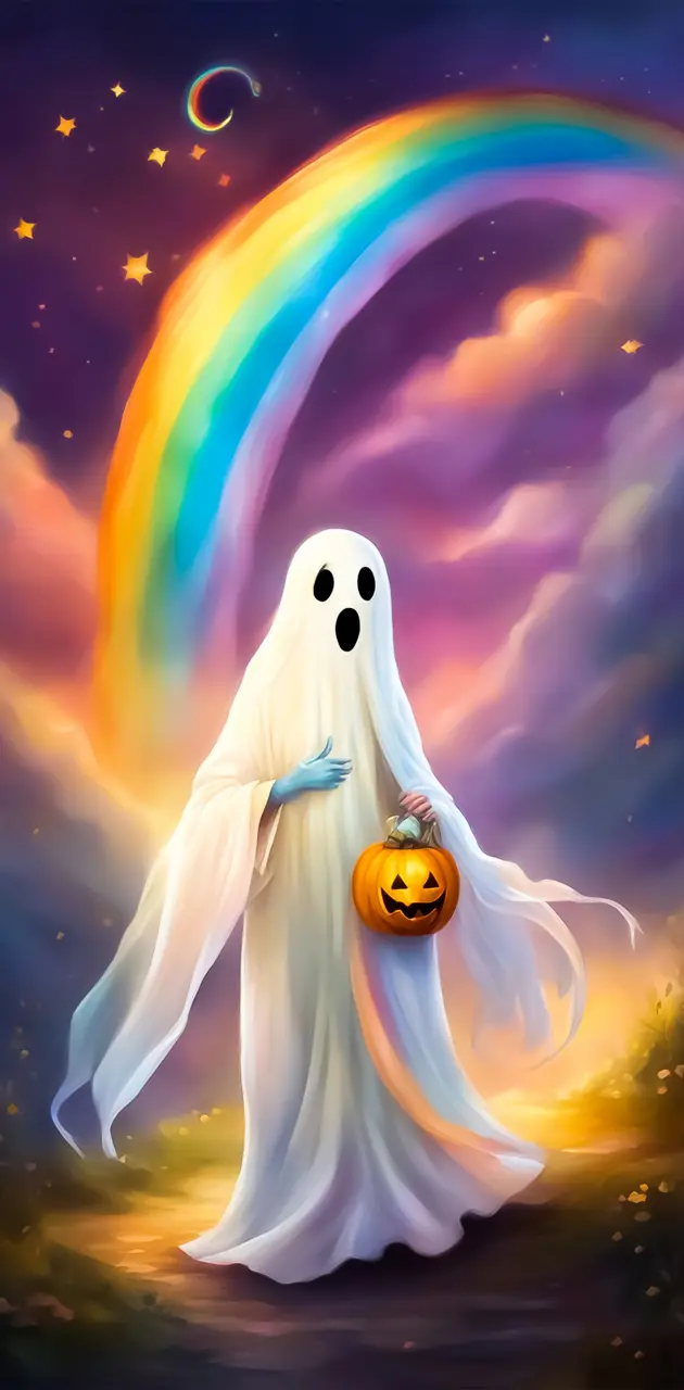 Spooky Rainbow ghost