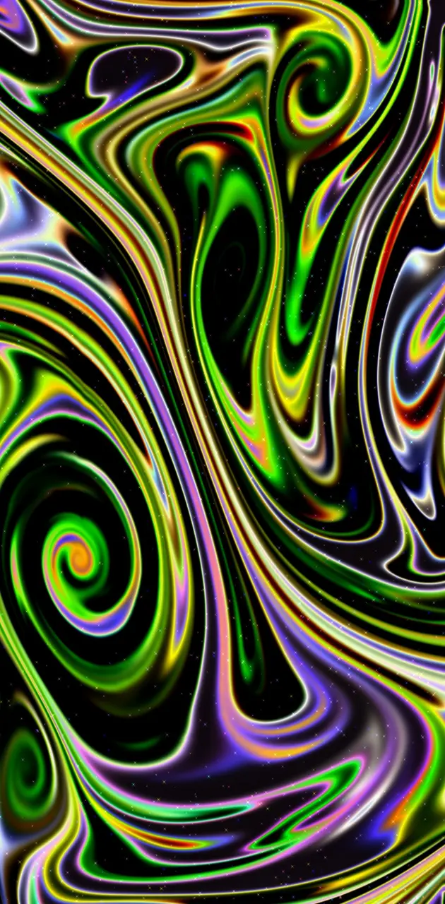 Neon swirls 