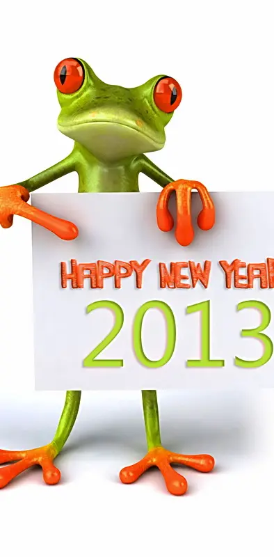New Year Frog