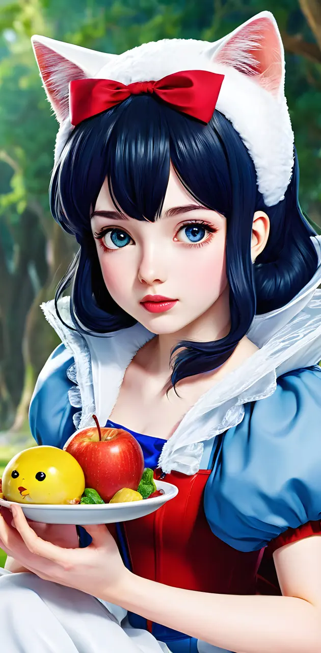 Kitty snow white