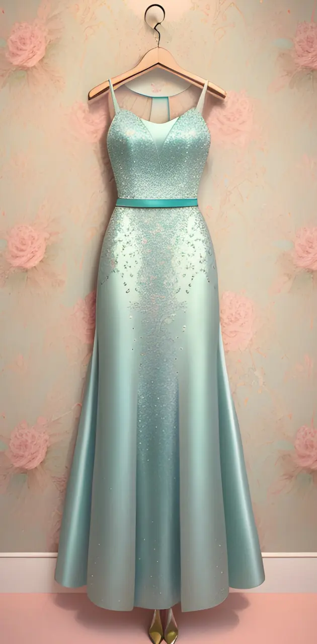 Mint Green Gown 