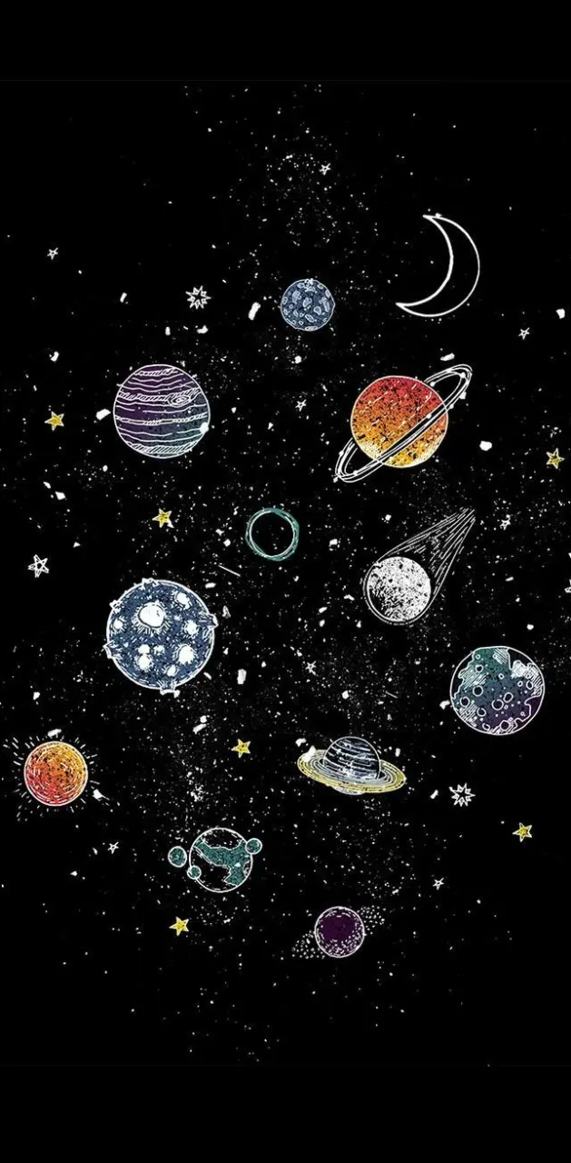 Glittering Planets wallpaper by U2KneedJesus - Download on ZEDGE™ | 352f