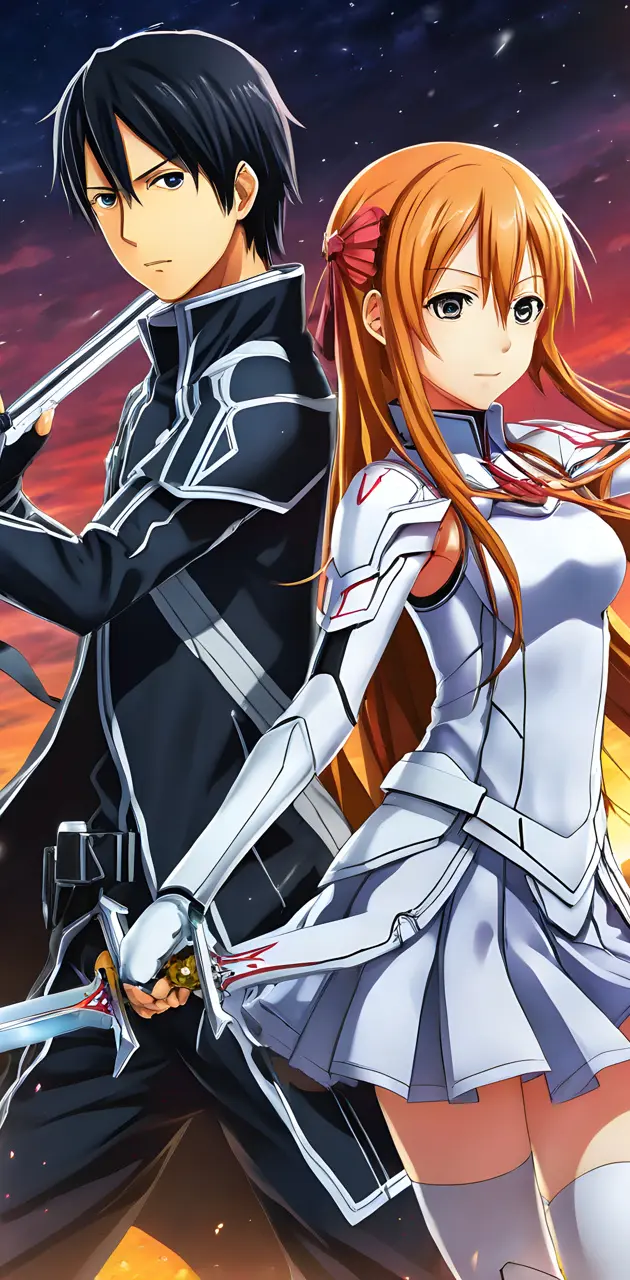 Sword Art Online Kirito et Asuna