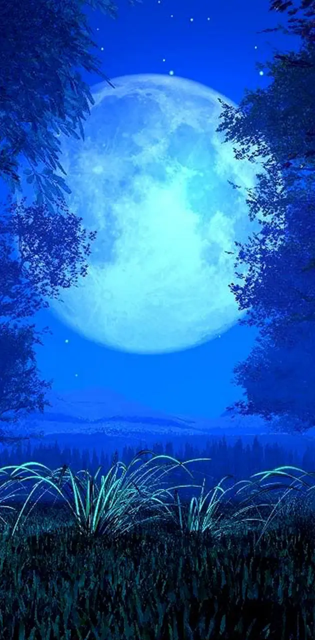 blue moon art
