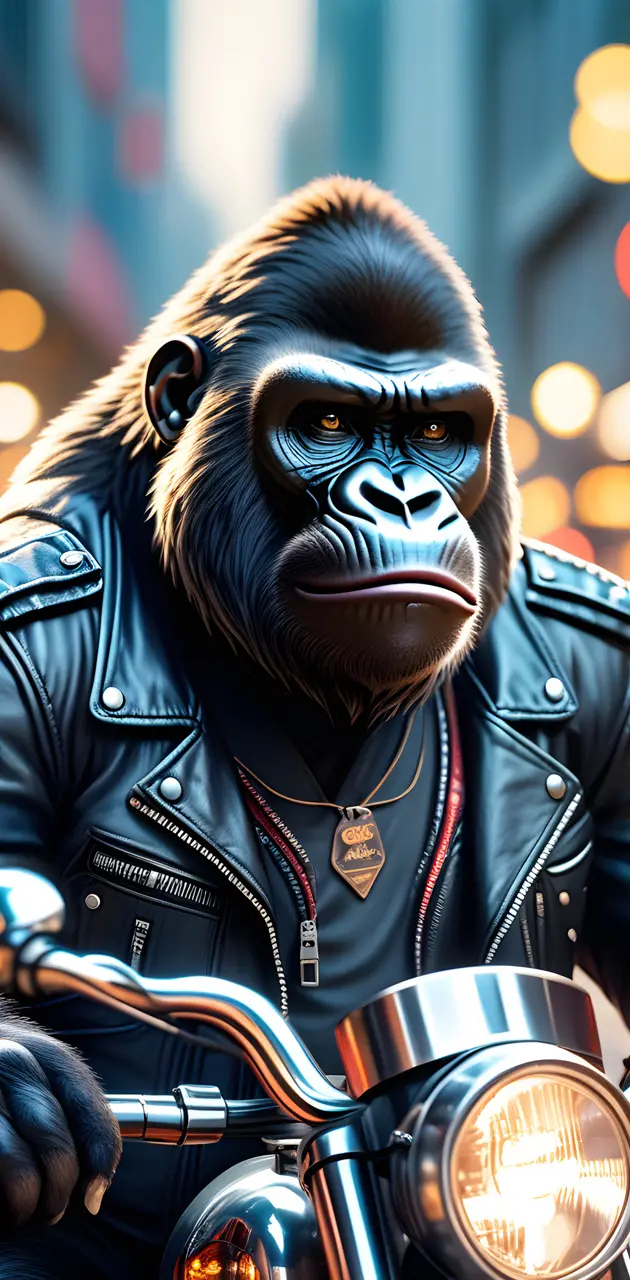 biker gorilla