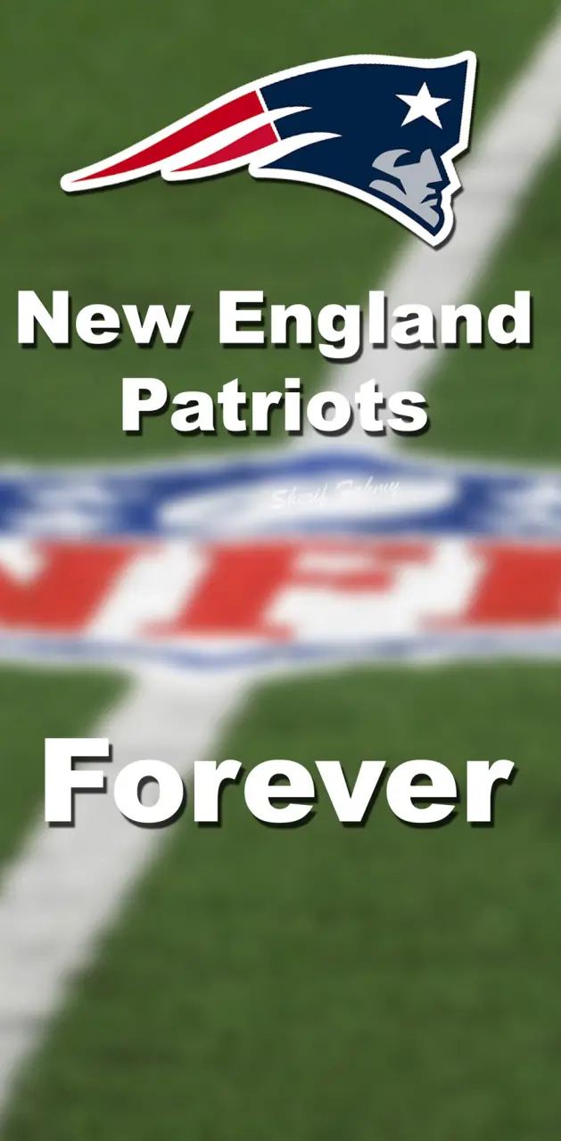 Download New England Patriots Logo Flag Wallpaper