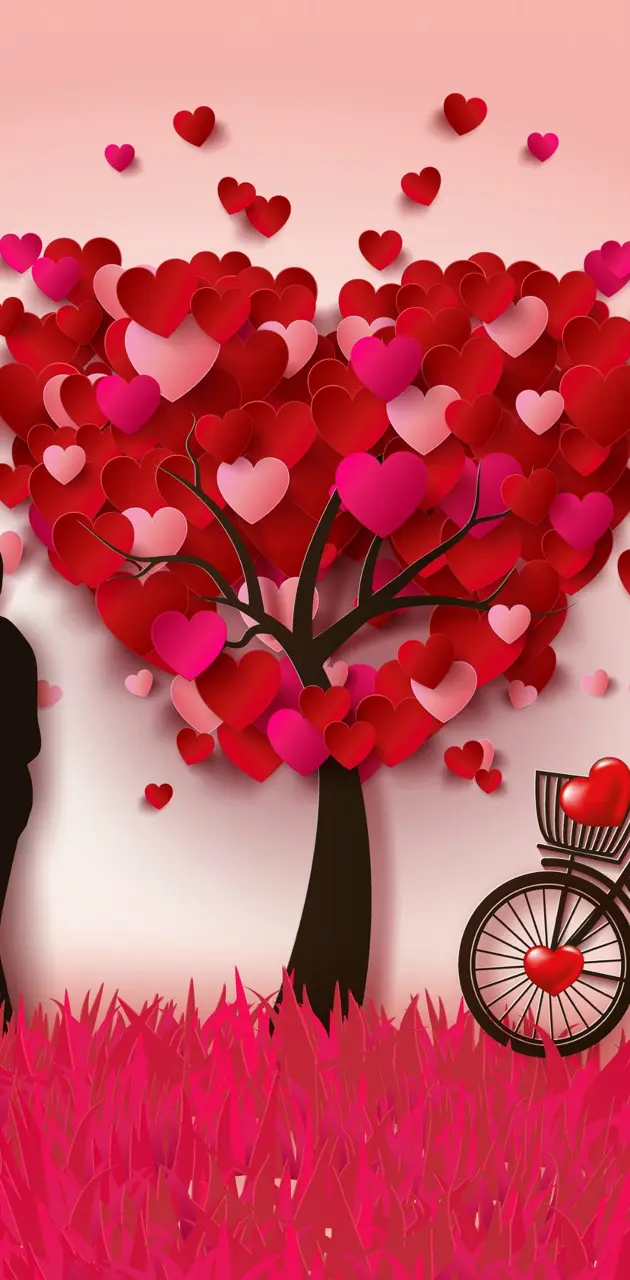 Download red love tree Wallpaper by georgekev - ae - Free on ZEDGE™ now.  Browse millions of popu…