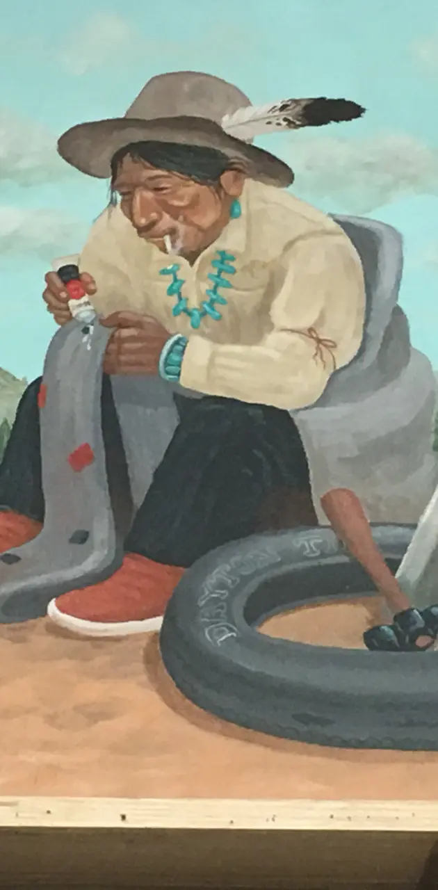 Navajo tire Man