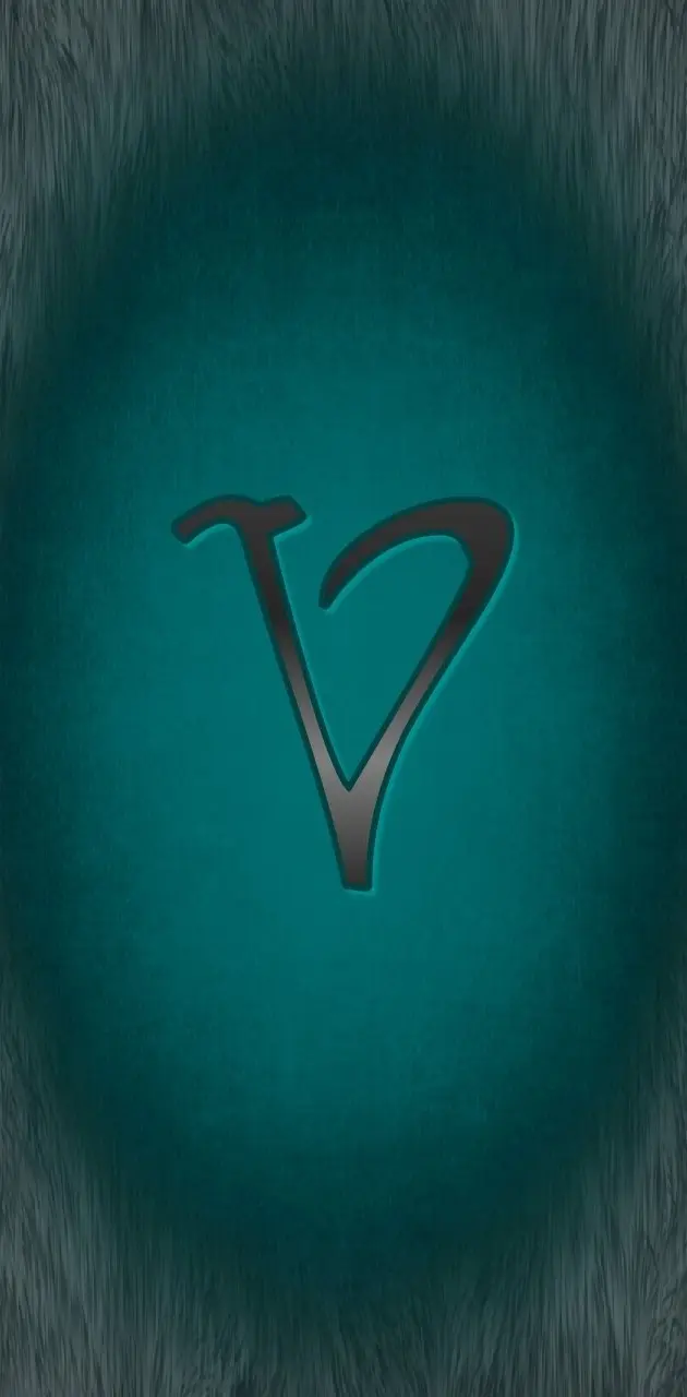 Green Letter V