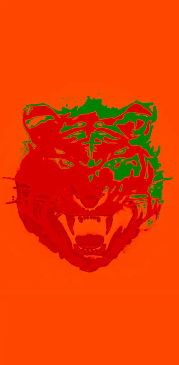 Orange,Red,Green Tiger