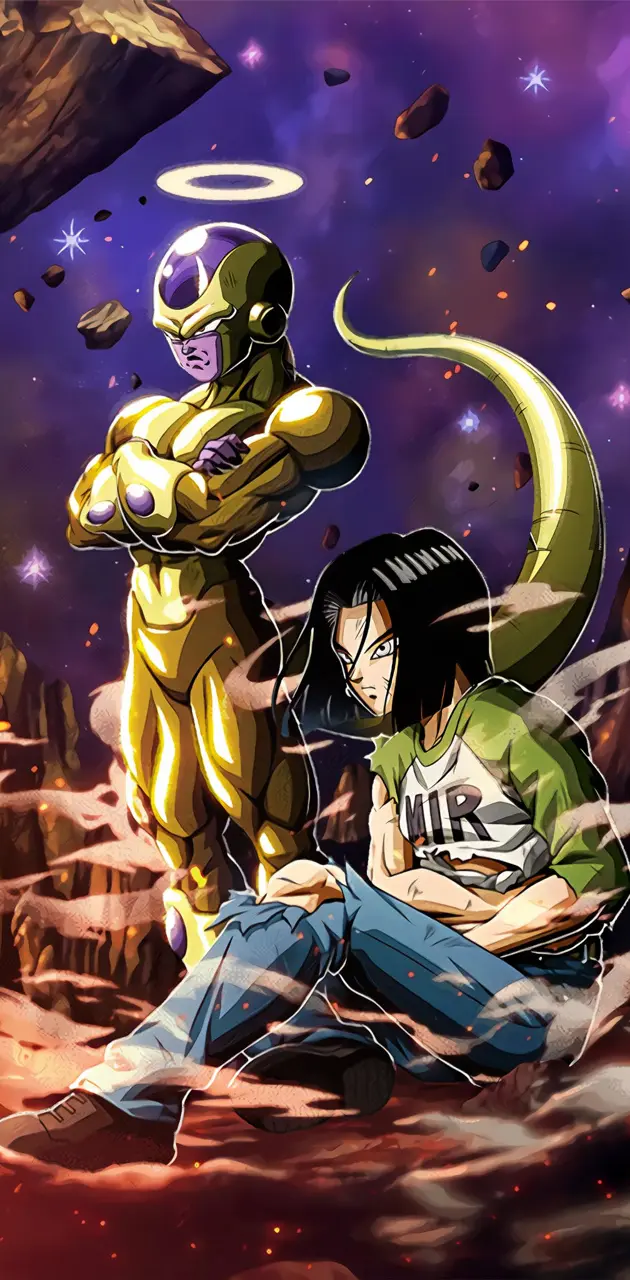Android17 and Frieza