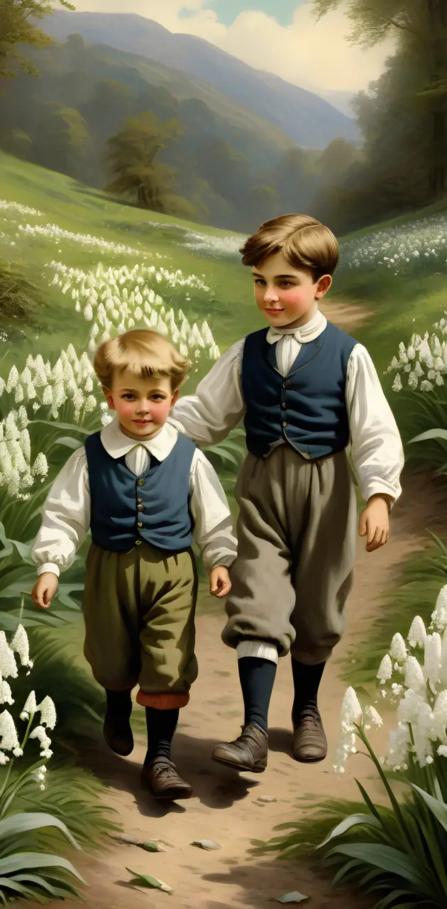 two boys in uniform