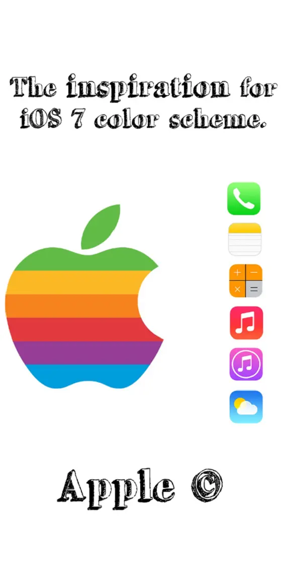 Apple color scheme