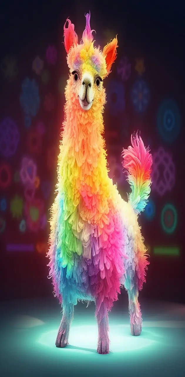 Luminous Loopy Llama