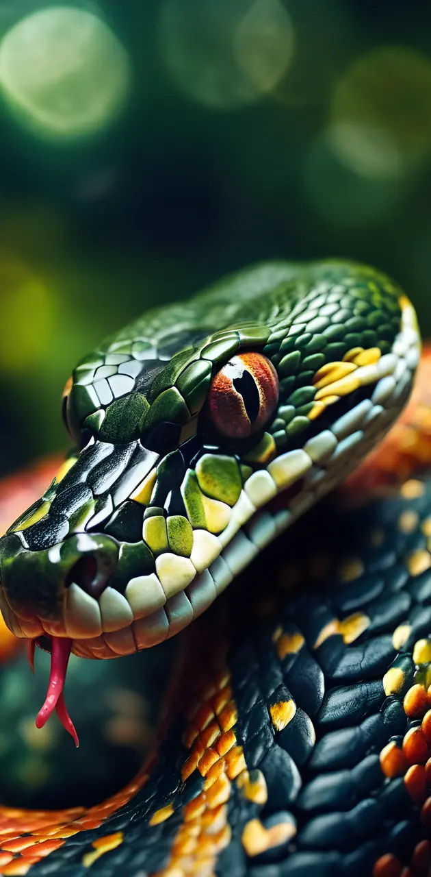 up close with a Snake