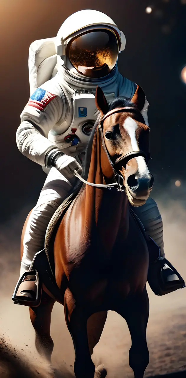 a jockey on a horse