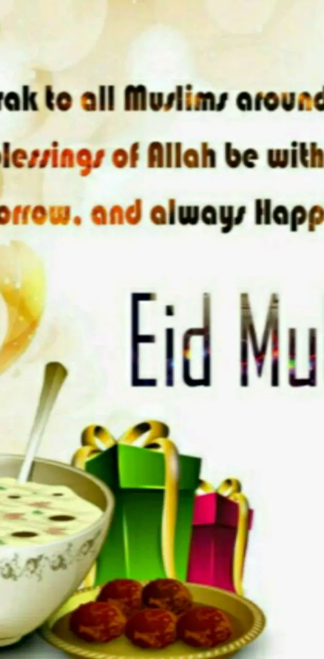 Eid mubarak  wishes