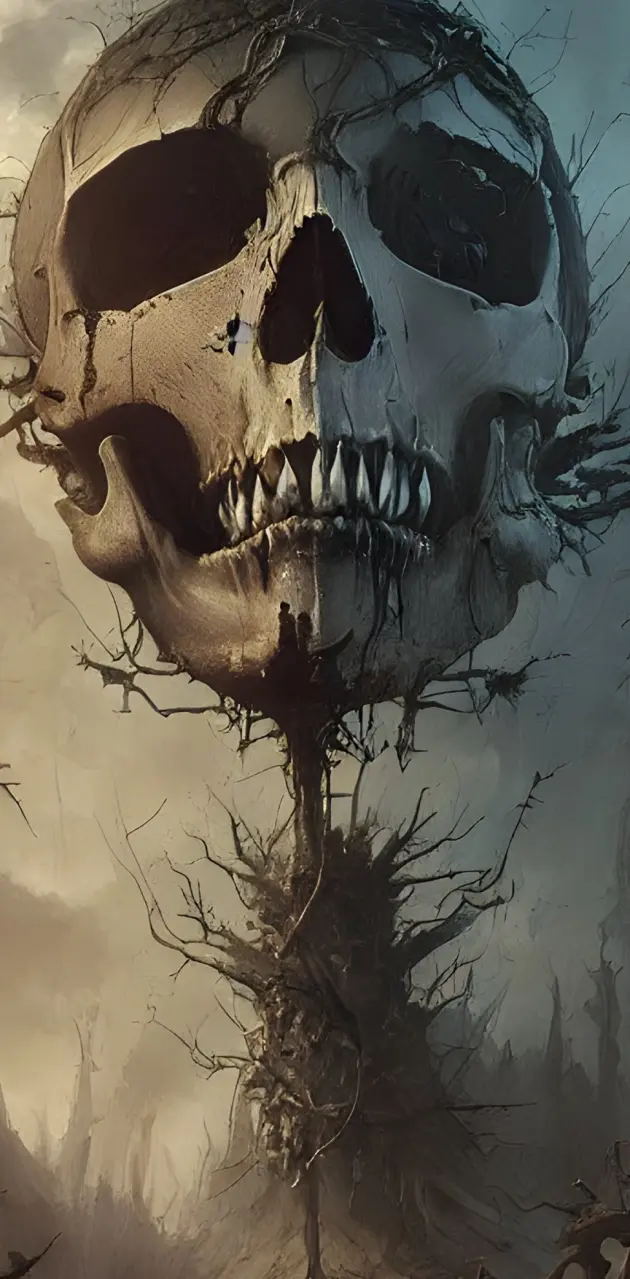 Spooky skull island