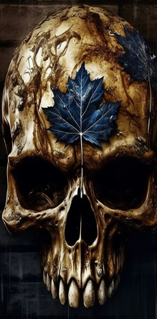Maple Leafs Skull 02