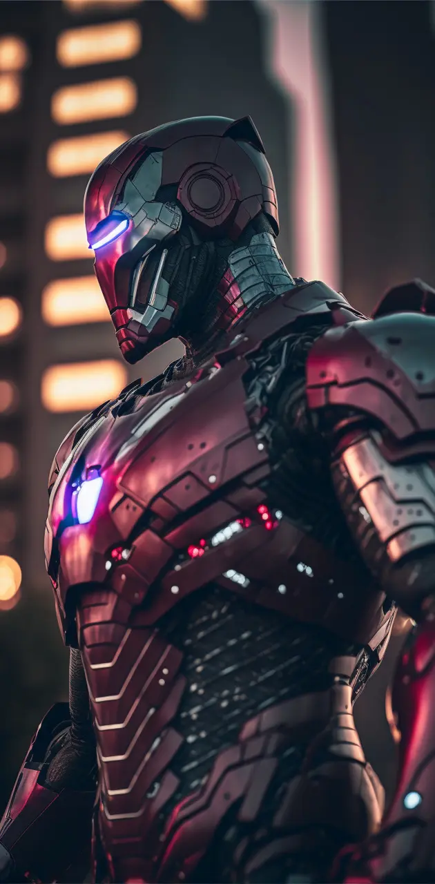 Cyberpunk Ironman suit