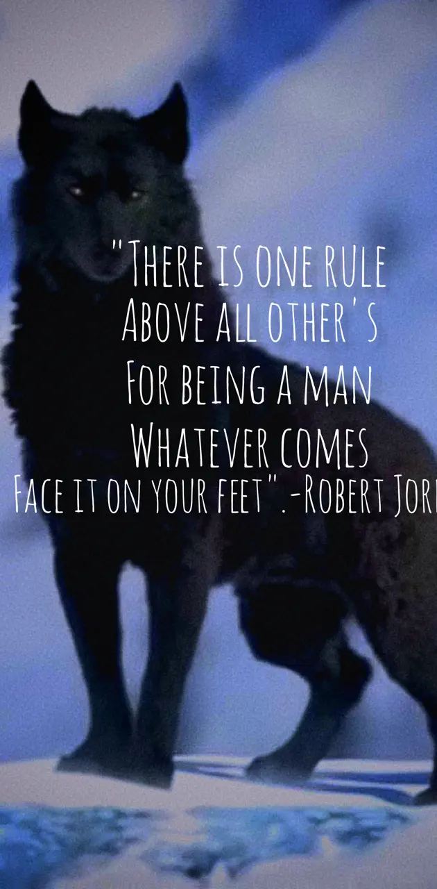 Wolf quote.