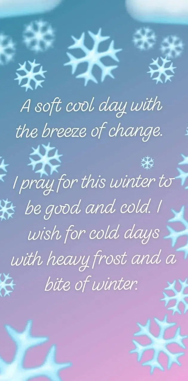 Words of winter
