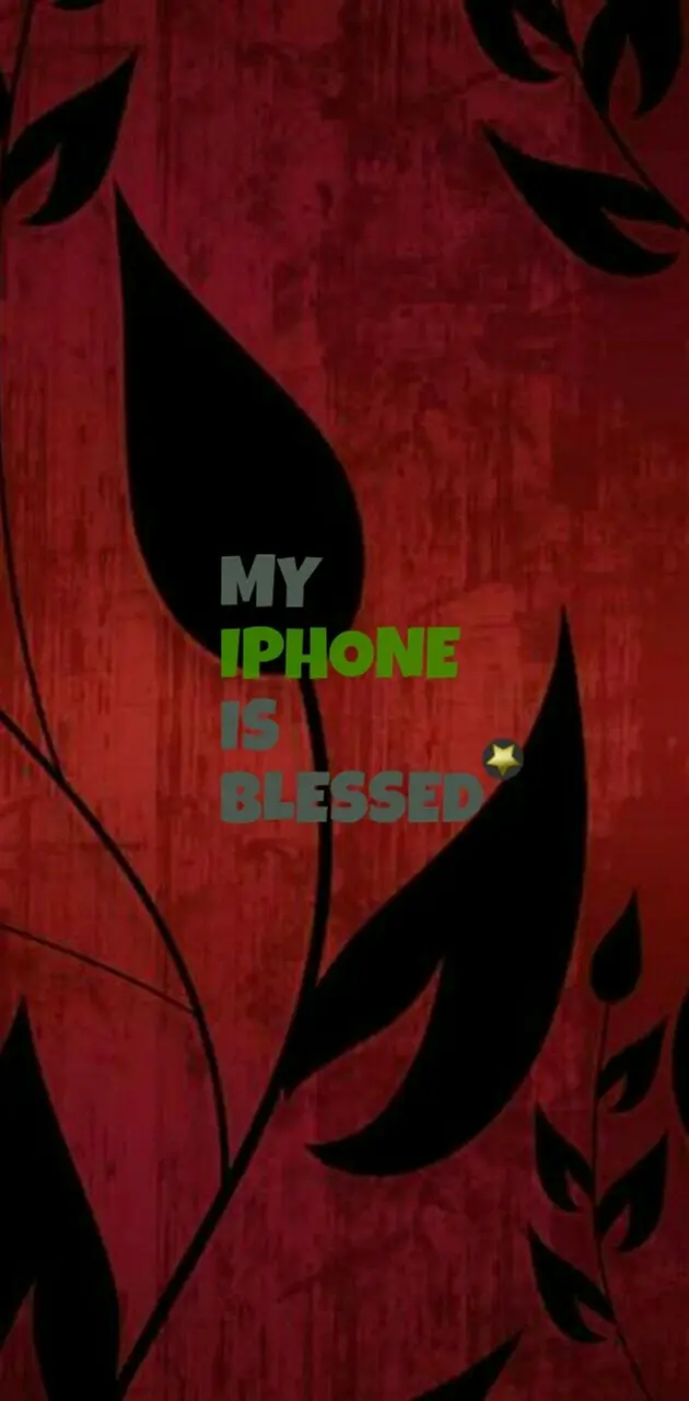 Blessed iphone