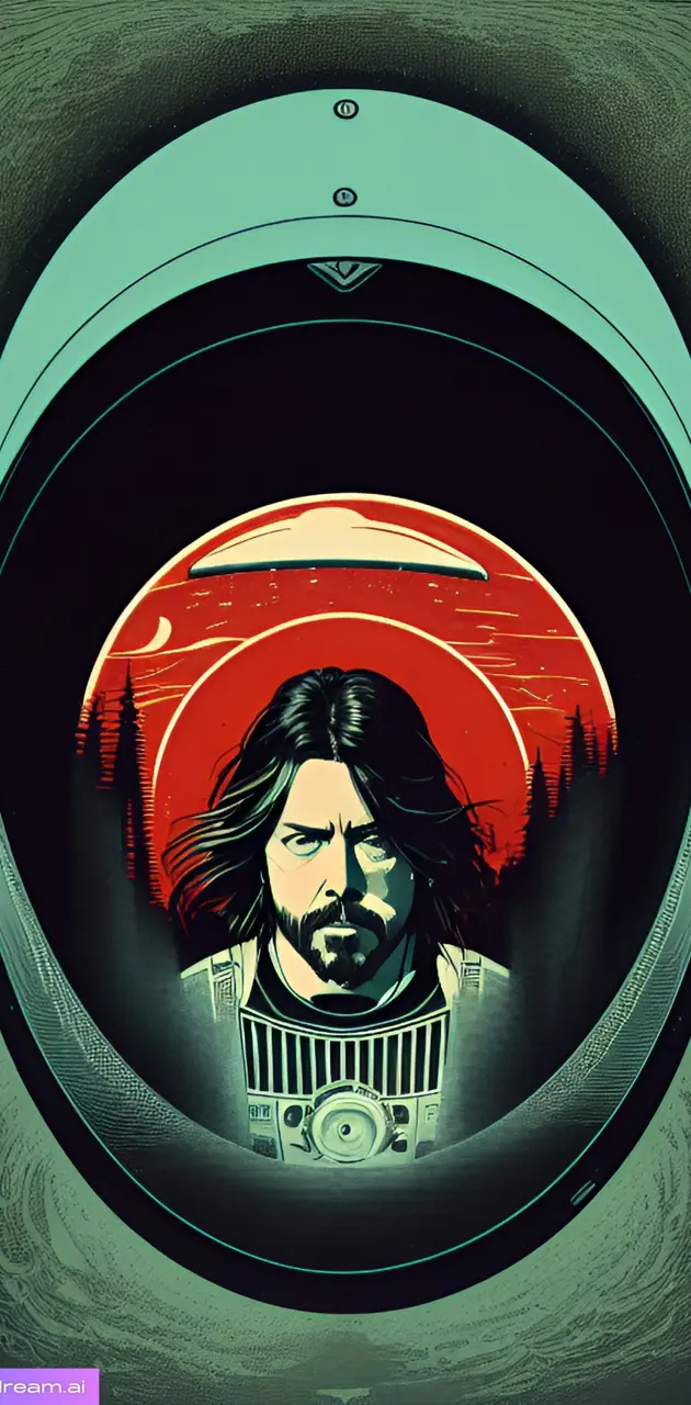 Dave Grohl Space Art