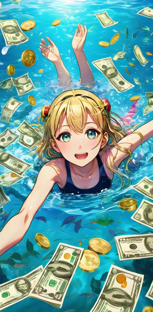 goel swimming in money