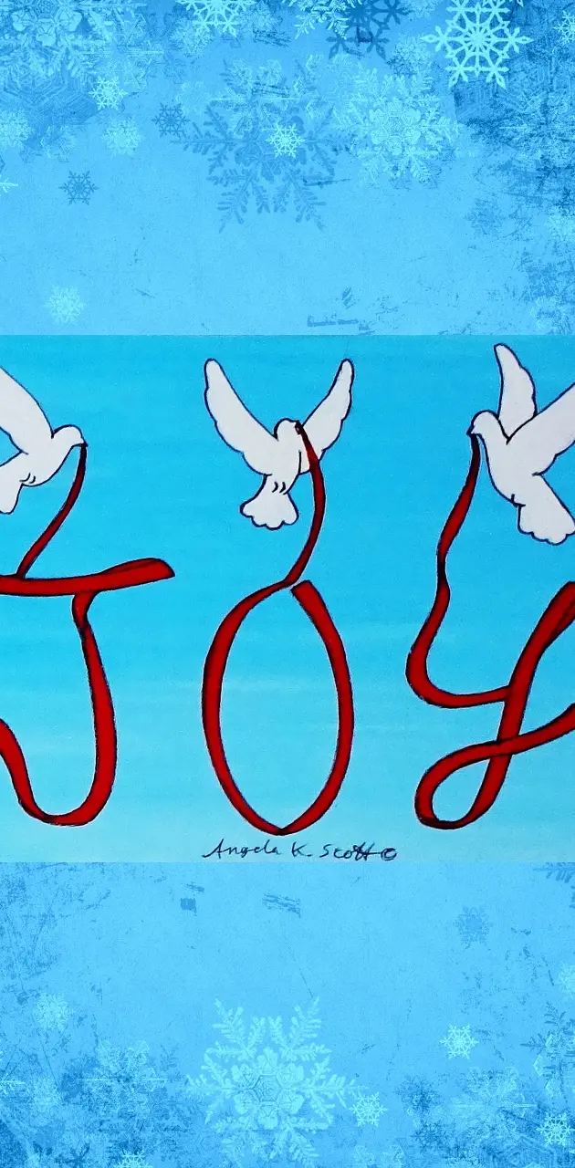 JOY Doves art