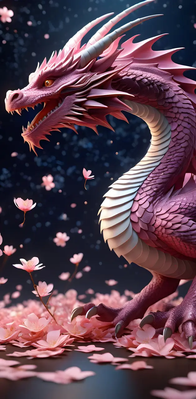Sakura and Dragon