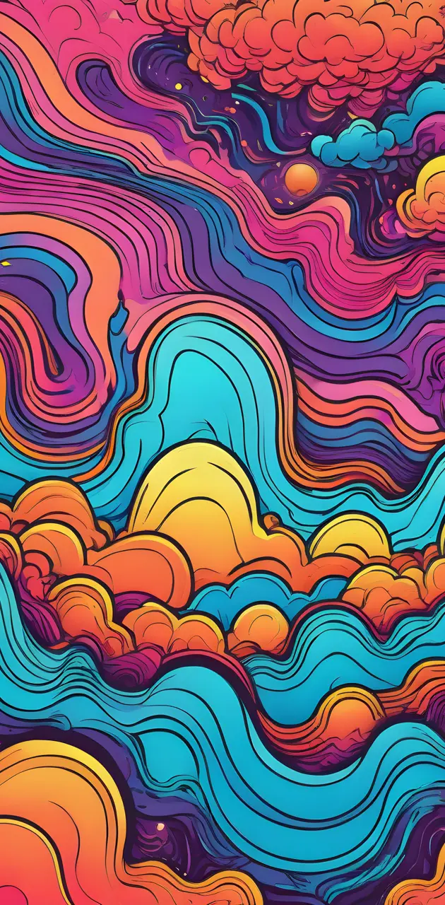 Colorful "Wiggle-Wave's"