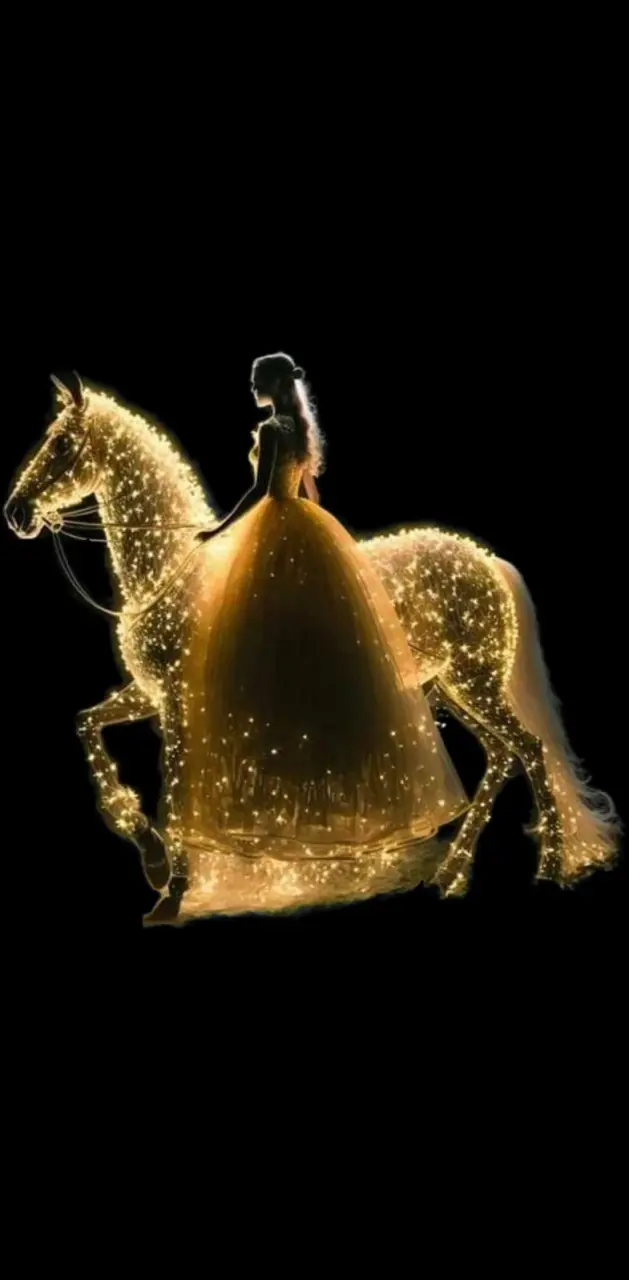 Fairy Lights Horse