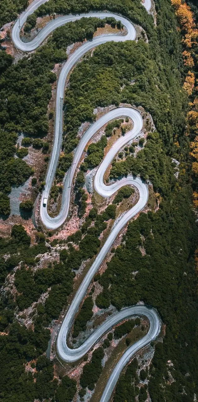 Mountain Spiral road