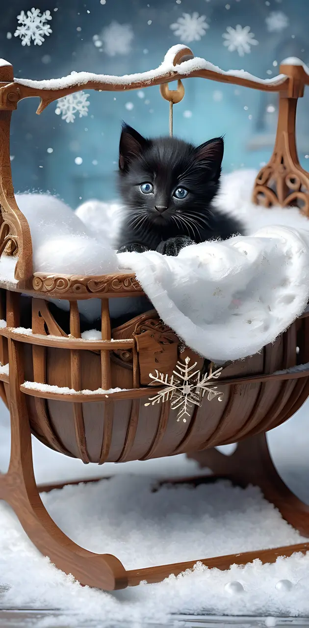 a cat in a basket