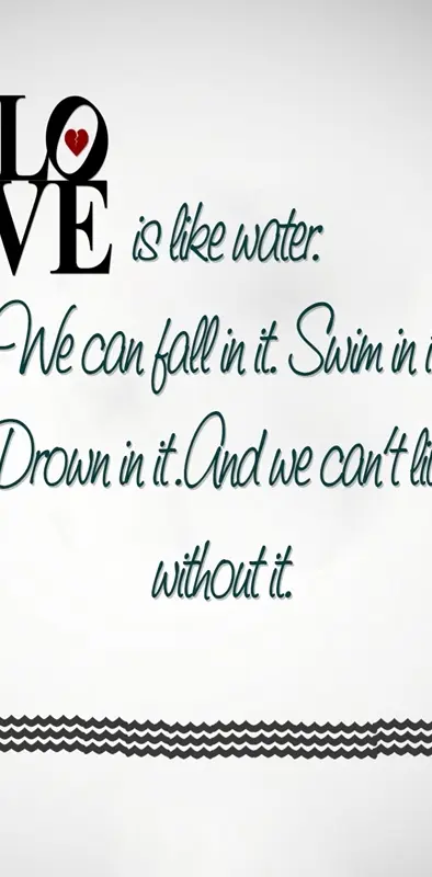 Love Is Like Water