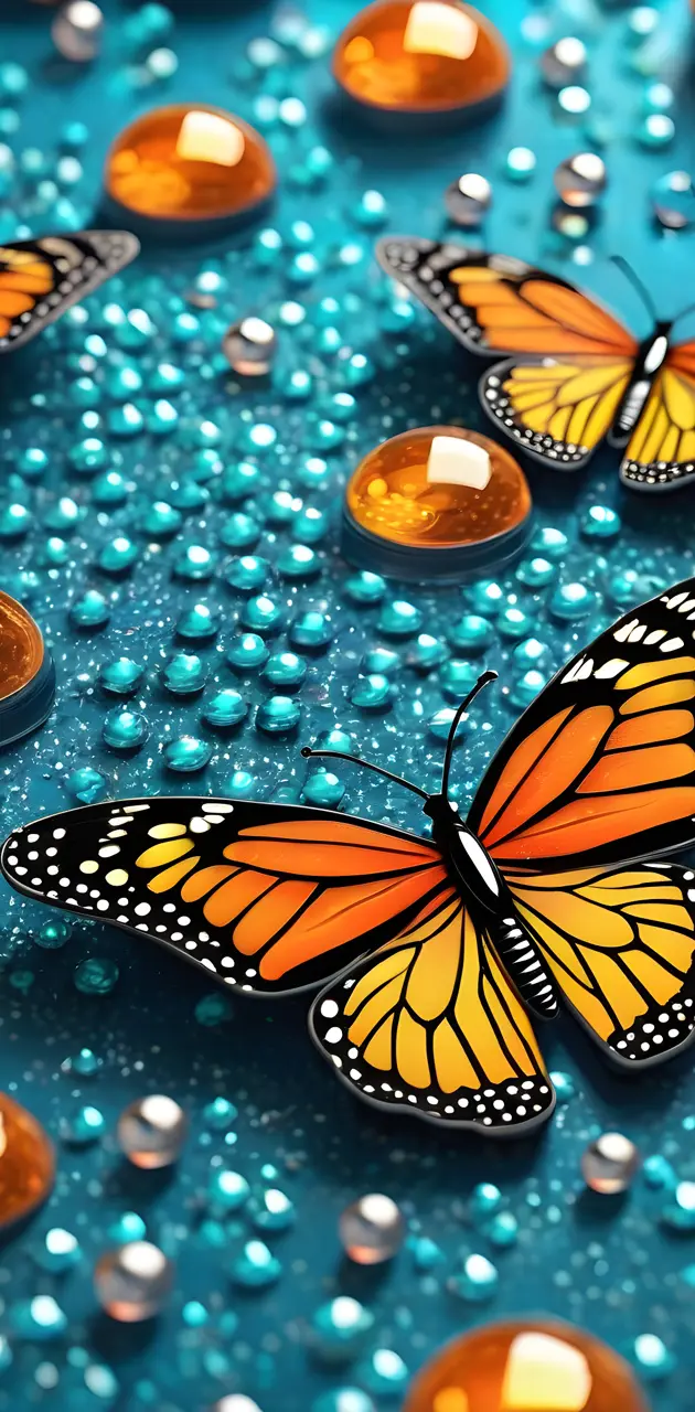 a group of butterflies