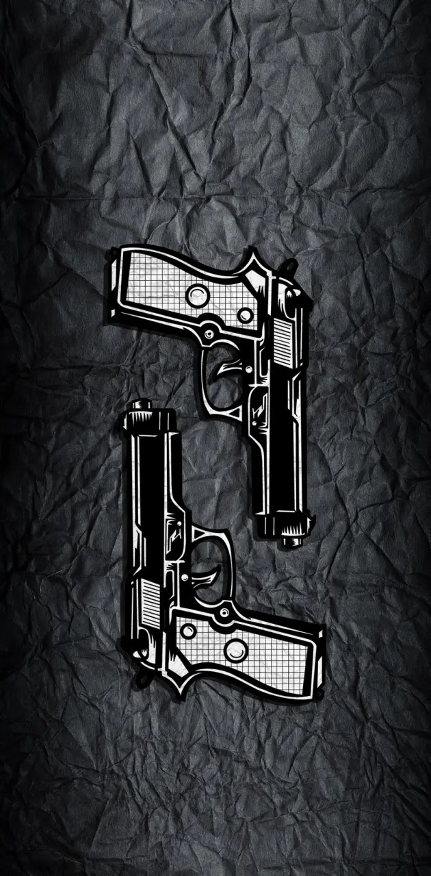 black guns wallpaper