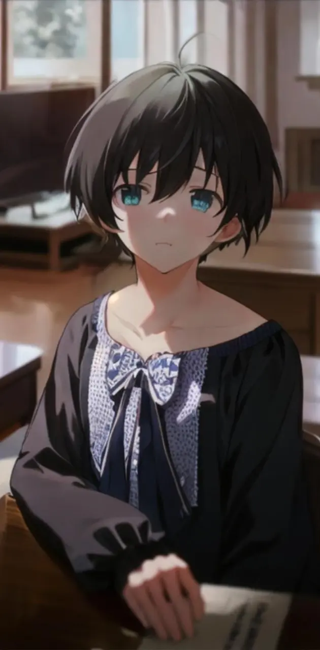 Anime schoolgirl 