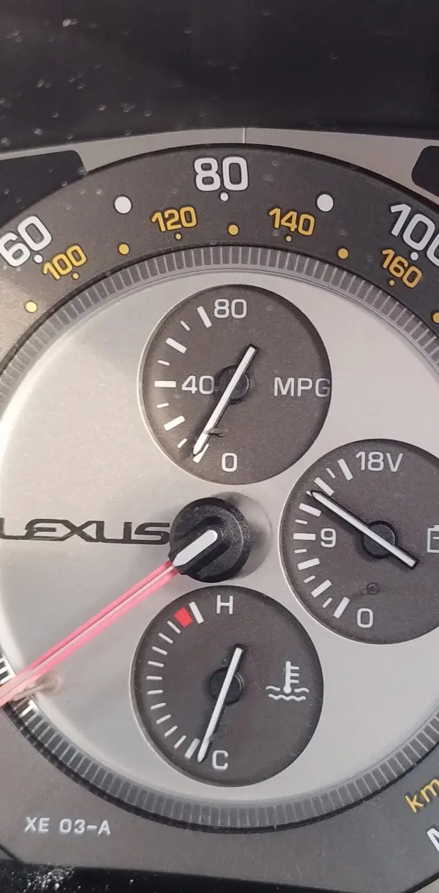 Lexus is200 Dials