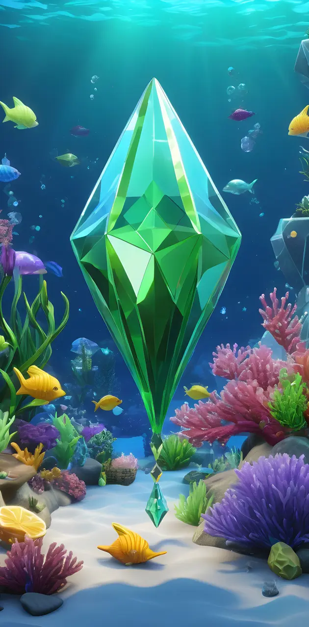 Sims 4 Plumbob under the sea