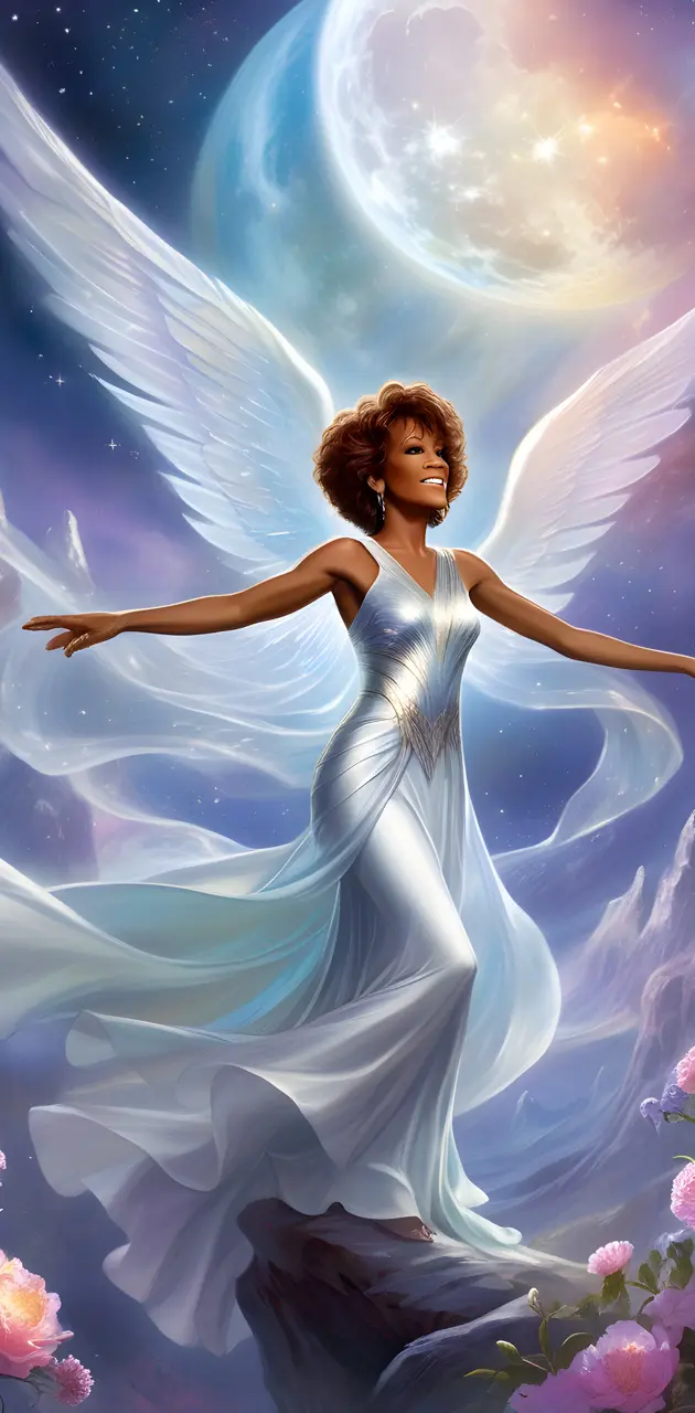 Whitney Houston as an angel Of Heaven