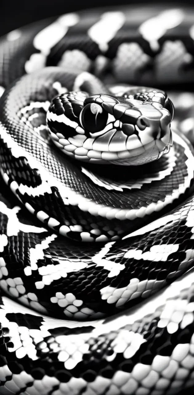 Black and White Snake