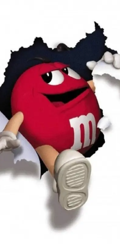 Red M And  M