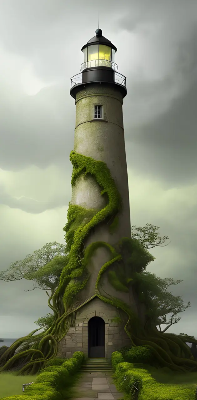 lighthouse vines old