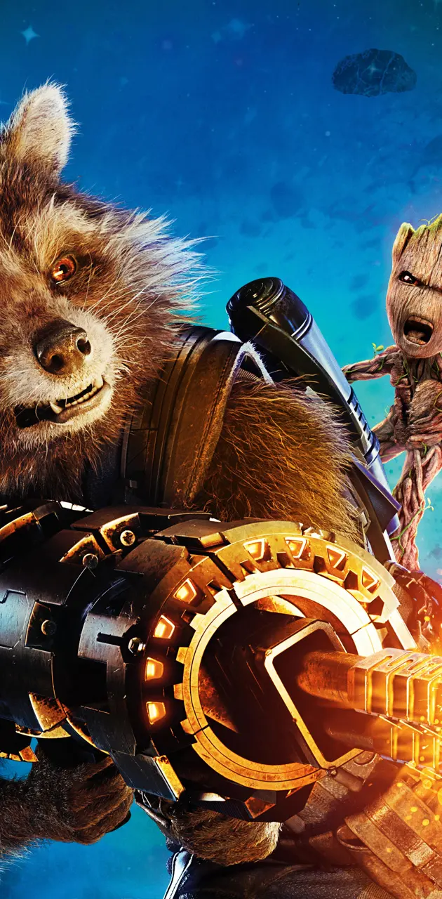 Rocket and groot