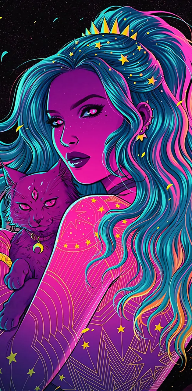 Cat Witch wallpaper by LunarWitch31 - Download on ZEDGE™ | 09c9