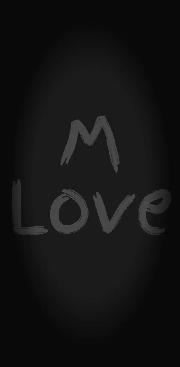 M Love alphabet