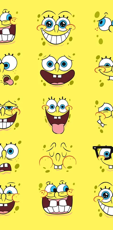 spongebob faces