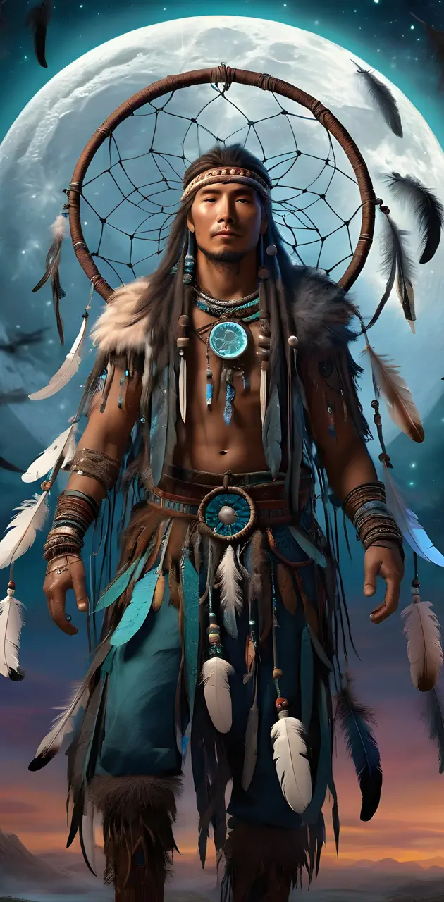 indigenous dreamcatcher man